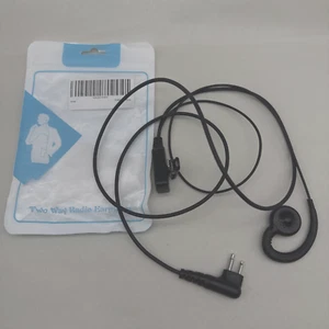 2Pin Acoustic Tube Walkie Talkie Earpiece Headset Mic PTT Two-way Security Radio - Picture 1 of 16