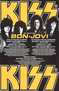 KISS 1984 UK Anamalize Tour Framed Concert Poster - Picture 1 of 2