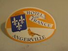 Hotel De France Angerville Vintage Luggage Label  11/27
