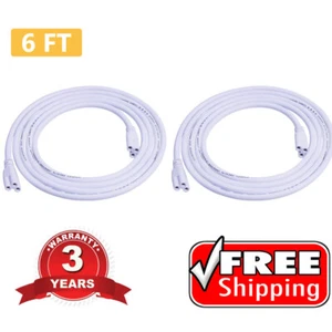 T5 T8 Double End Cable Wire Extension Cord For Integrated LED Bulbs 2PACK - Picture 1 of 3