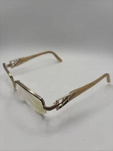 Cazal Eyeglasses MOD.4136 COL.860 Gold/Beige Frame Germany 53[]17 130mm #901 - Picture 1 of 8