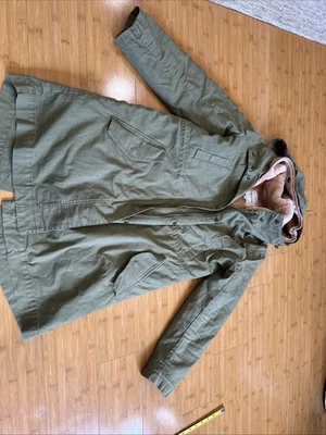 Madewell Bedford трансформируемый искусственного меха парка съемный шерпа вкладыш капюшон размер XS - Изображение 1 из 4