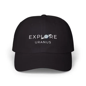 Explore Uranus Dad Cap | Space Planet Embroidered Hat - Picture 1 of 5