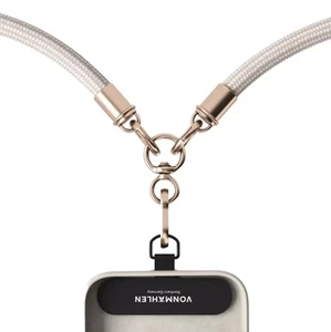 Vonmählen Infinity Go Handykette Band Cordel universal beige rosegold - Bild 1 von 7