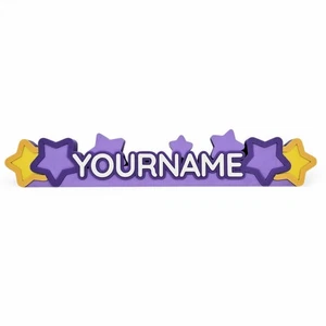 Custom Palia Nameplate | Decor Superstar Gamer Tag Sign | 25cm Stylish Display - Picture 1 of 4