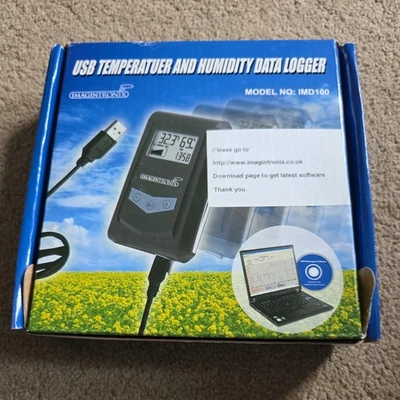 USB TEMPERATURE & HUMIDITY DATA LOGGER -- UK SELLER - Image 1 of 4
