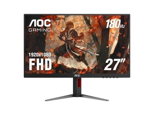 AOC 27" 180 Hz IPS FHD Gaming Monitor DCI-P3 (CIE1976): 102.2%, NTSC (CIE1976): - Picture 1 of 5