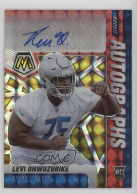 2021 Mosaic Rookie Choice Fusion Red & Yellow Prizm Levi Onwuzurike Auto RC - Image 1 of 2