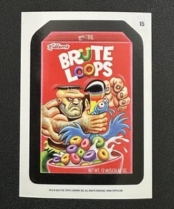 2025 Topps Wacky Packages #15 BRUTE LOOPS card All New Series ANS in Toploader - Bild 1 von 4