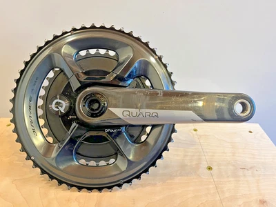 Manivela medidor de potencia Quarq DFour DUB (172,5) con platos Dura Ace (52/36) Foto 1 de 4