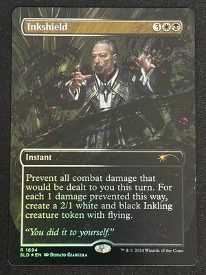 1x MTG Inkshield (Rainbow Foil) - Secret Lair Drop Series (SLD) #1694 - Magic - Image 1 of 2