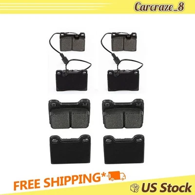 Juego Pastillas Freno Delanteras Traseras para Maserati Biturbo 2.5L 1984 1985 1986 1987 Foto 1 de 4