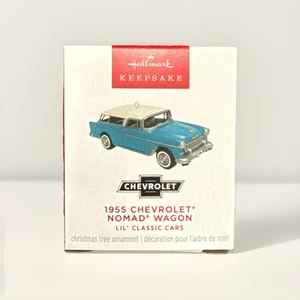 Hallmark 2025 Lil' Classic Cars 1955 Chevrolet Nomad Wagon Miniatur Ornament - Bild 1 von 2