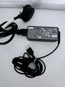 Genuine LENOVO LAPTOP AC ADAPTER 20V 2.25A 45W ADLX45DLC3A Yellow Wnd FREEPOST - Picture 1 of 3