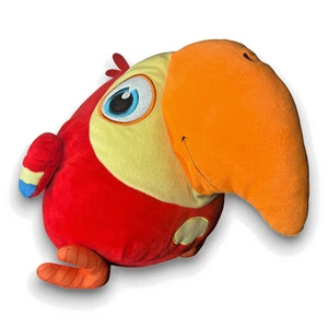 Peluche pappagallo rosso vocabolario primo tv bambino 12” peluche NON parlante - Foto 1 di 5