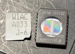 Mitsubishi M5M27C101JK-12 Integrated Circuit EPROM Memory - Picture 1 of 1