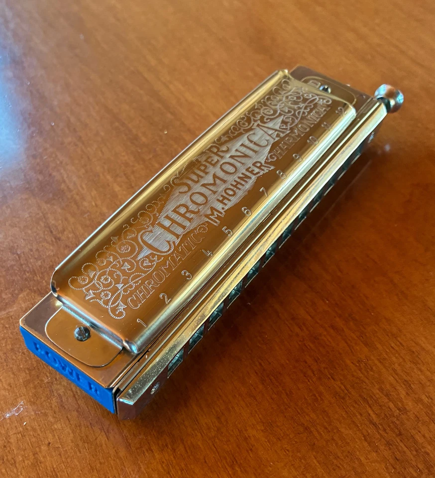 CUSTOM HOHNER SUPER CHROMONICA 270 KEY OF  D (w Brendan Power/ Power Comb) - Image 1 of 4