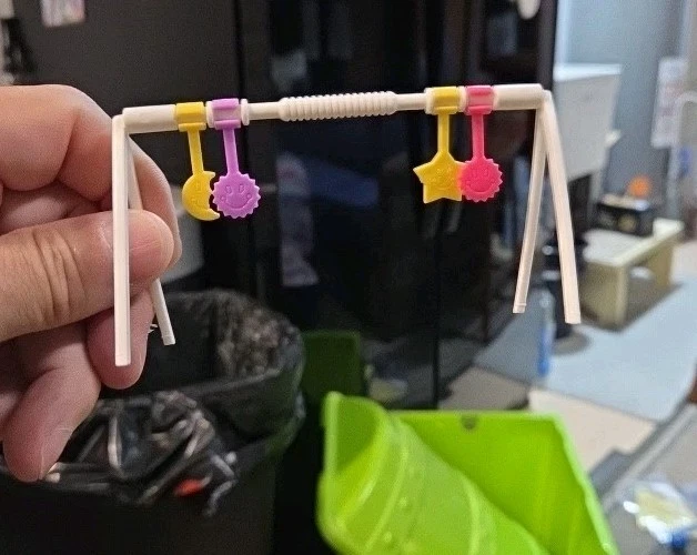 Mattel KELLY TOMMY Barbie Doll BABY PLAY GYM TOYS Baby Krissy Nursery Dollhouse - Image 1 of 1