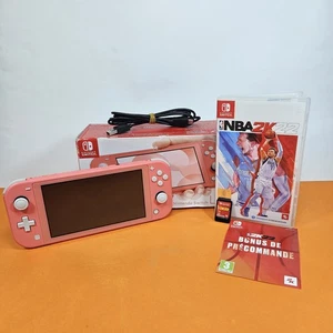 Nintendo Switch Lite Konsole Rosa mit KABELBOX und TOP SPIEL Funktioniert - Bild 1 von 13