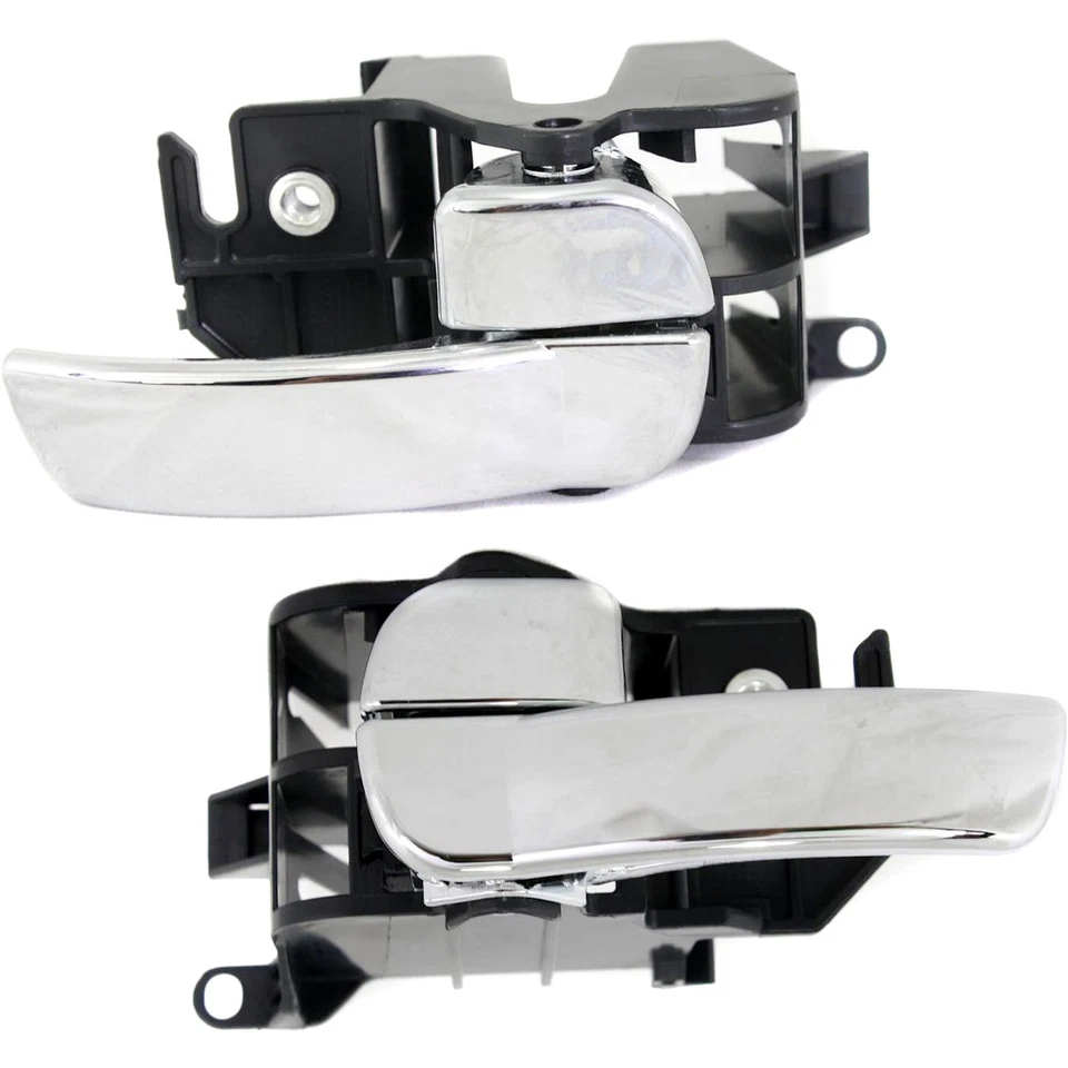 Door Handle Set For 2005-2017 Nissan Frontier Front or Rear Chrome Plastic 2-Pcs - Imagem 1 de 4