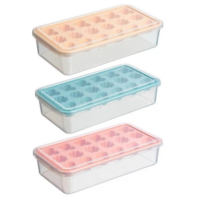  3 Pcs Eiswürfelformen Eiswürfelformen Machen Schimmel Eisgitterform - Bild 1 von 4