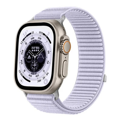 Correa de nailon para Apple Watch correa 40 mm 41 42 44 45 46 49 mm pulsera de tela ultra Foto 1 de 4