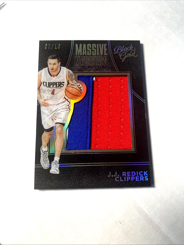 2015 Black Gold Massive Materials PRIME /10 JJ Redick #43 GAME WORN Set Break!!! - Image 1 of 2