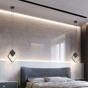 2X LED Pendant Light Kitchen Lights Bar Chandelier Lighting Bedroom Ceiling Lamp - Picture 1 of 12