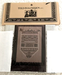 Told In A Garden Family Treasure II Cross Stitch Pattern TG12 Amish Sampler - Picture 1 of 8