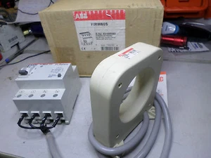 ABB FAULT CURRENT RELAY w/ CURRENT TRANSFORMER - FIRW66S - 10amp 300mA - Picture 1 of 6