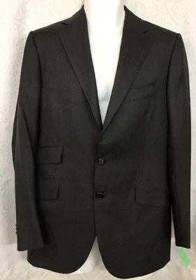 Chaqueta Cesare Attolini Gris Oscuro Lana Dos Botones Talla 39-40 Foto 1 de 4