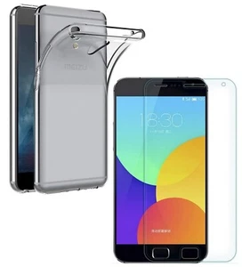 For MEIZU MX4 PRO CLEAR CASE + TEMPERED GLASS SCREEN PROTECTOR SHOCKPROOF COVER - Picture 1 of 12