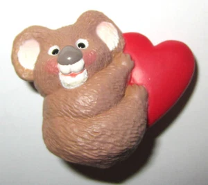 Hallmark Merry Miniatures Koala Bear Holding A Red Heart 1994 - Picture 1 of 1