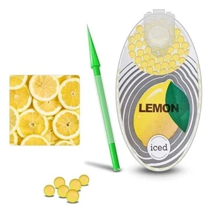 Cigarette beads Pops Explosion Lemon Flavor Menthol Capsule Filter Bruli AU - Picture 1 of 1