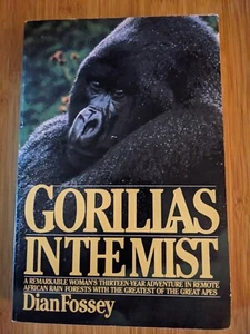Vtg 1986 Gorillas in the Mist Dian Fossey PB - Very Good  - Picture 1 of 4