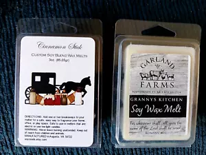 2 Packs Soy Wax Melts-3.0 oz/ea-Cinnamon Stick-Granny's Kitchen-Garland Farms - Picture 1 of 1