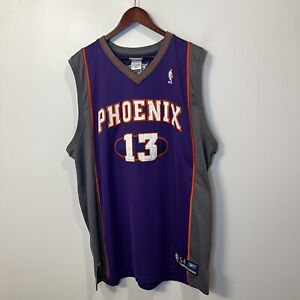 Vintage Reebok NBA Phoenix Suns Steve Nash 13 Jersey Mens 54 Sz L