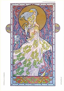 Jim Fitzpatrick Kunstdruck 11x16 - EMER, WIFE OF CÚCHULAINN 1982 - Bild 1 von 1