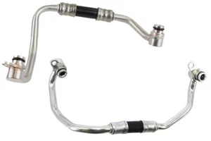 2 Turbocharger Coolant Feed Lines REIN 6 Cyl. replace BMW OEM # 11537558901/899 - Bild 1 von 14