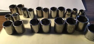 Craftsman 3/8 unità SHALLOW presa metrica 6pt - misura a scelta 6-19 mm made in USA - Foto 1 di 24