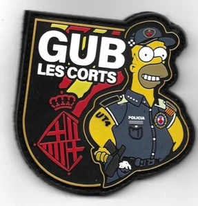 parche POLICIA GUARDIA URBANA GUB LES CORTS BARCELONA spain police patch - Imagen 1 de 1