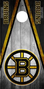 ÚNICO Boston Bruins Cornhole Envoltura Piel Tablero de Juego Calcomanía Vinilo De Colección DT75 - Imagen 1 de 1