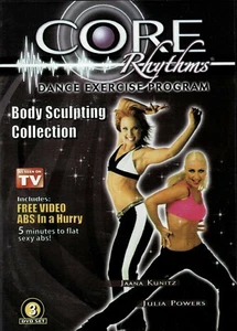 CORE RYHTHMS DANCE EXERCISE PROGRAM-7 DVD'S-GREAT PROGRAM TO GET IN SHAPE - Picture 1 of 7