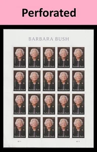 US 6022 Barbara Bush F sheet 20 MNH 2025 - Picture 1 of 1