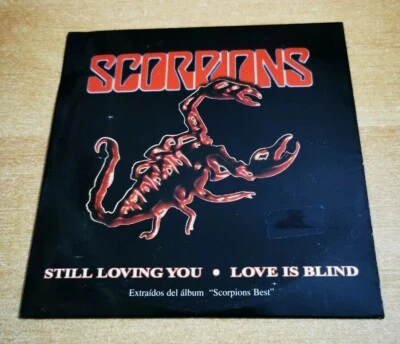 SCORPIONS Still loving you SPAIN PROMO CD SINGLE UNIQUE COVER CARD SLEEVE RARE - Image 1 of 2