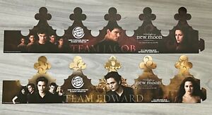 Twilight New Moon Burger King Crown Set SDCC Comic Con Exclusive 2009