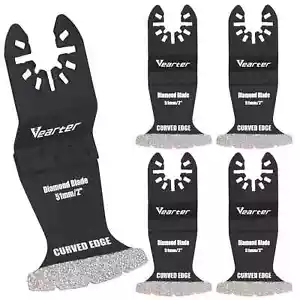 Vearter 5Pcs Diamond Oscillating Multi Tool Blade Mortar Cutting Grout Removal - Picture 1 of 9
