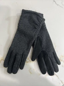 Mujeres Damas Guantes S Invierno Cálido Gris Negro Puntas de Dedos Capaz de Pantalla Táctil - Imagen 1 de 2