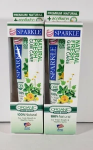 2X Sparkle natural toothpaste organic herbal swiss 100% complete protection care - Picture 1 of 6