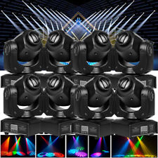 1-8PC LED Moving Head Light RGBW Gobo Beam Stage DJ Disco Show DMX Spot Lighting